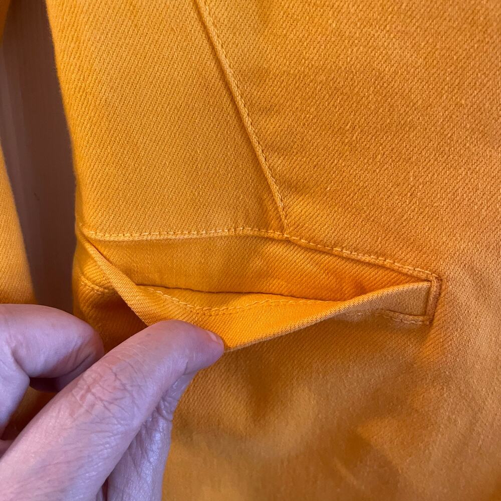 NWT Alice + Olivia Macey Notch Lapel Orange Tangerine Blaze size 12 - Picture 16 of 16